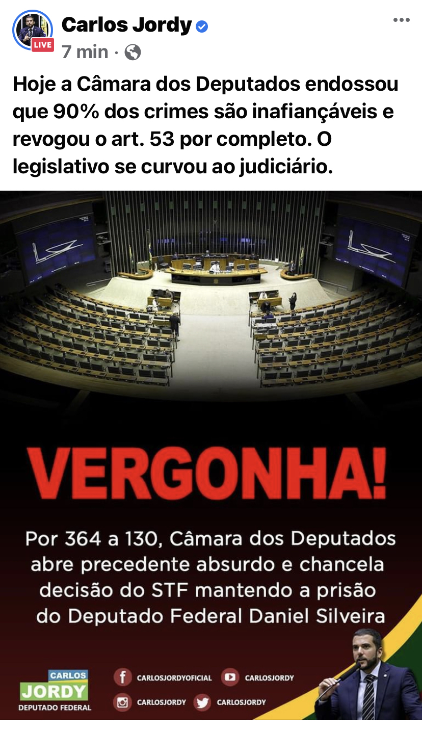 Leia mais sobre o artigo “O Legislativo se curvou ao Judiciário”